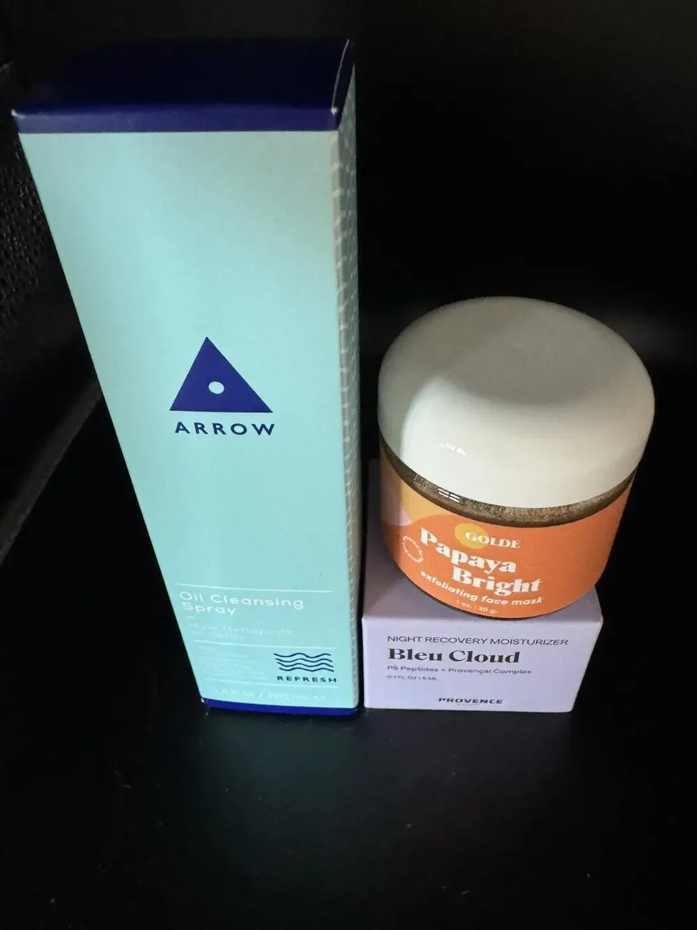 Lot of 3 New Revitalizing Skincare Arrow Bleu Cloud Papaya Bright
